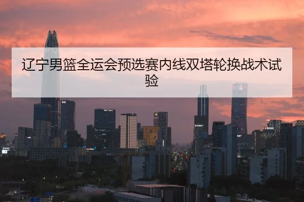 辽宁男篮全运会预选赛内线双塔轮换战术试验